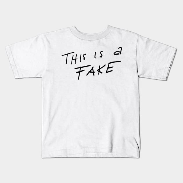 This is a fake (black) Kids T-Shirt by andrew_kelly_uk@yahoo.co.uk